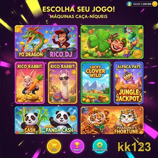 Ilustração de Variedade de Slots na kk123