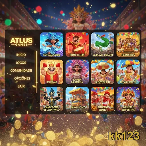 Ilustração de Explore as melhores slots e recompensas VIP no kk123