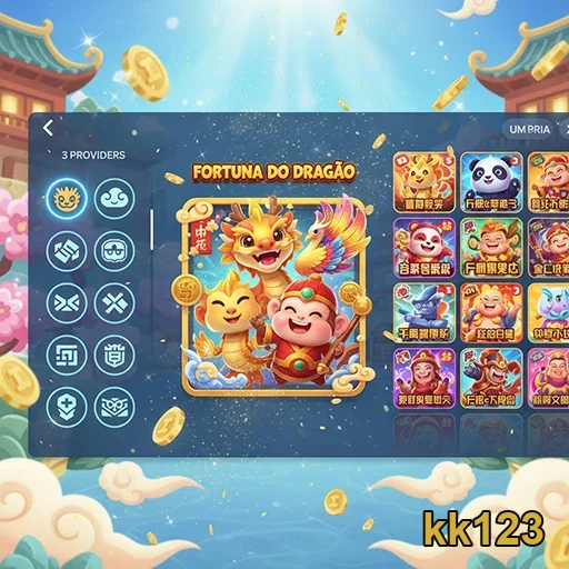 Ilustração de Explore as melhores slots e recompensas VIP no kk123