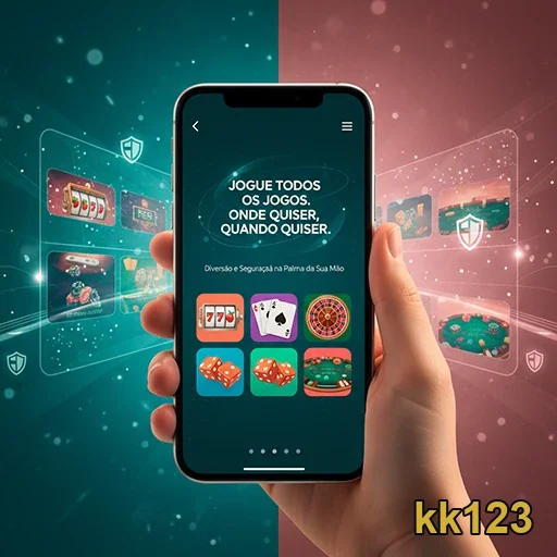 Ilustração de Slot Games em kk123